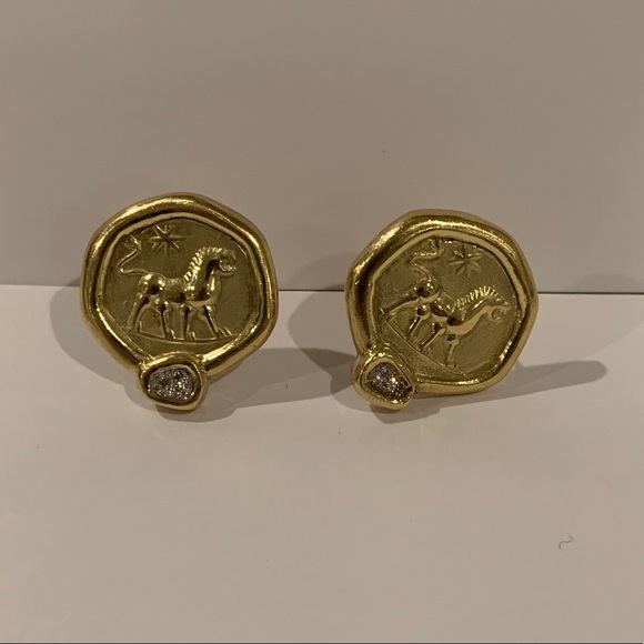 18 karat gold earrings by SeidenGang - Picture 4 of 4